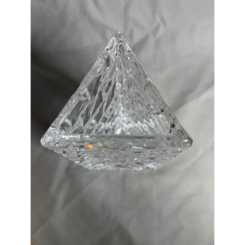 Tiffany & Co Sierra Vase Geometric Textured Rock Cut Triangle Brutalist Style - Picture 4 of 6